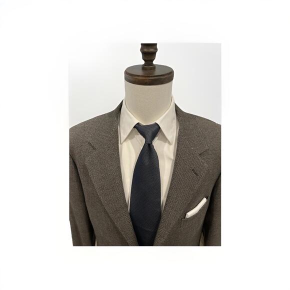 GORGEOUS PAL ZILERI MENS SPORT COAT EU58/US48 BROWN MADE ITALY 100% WOOL *READ*